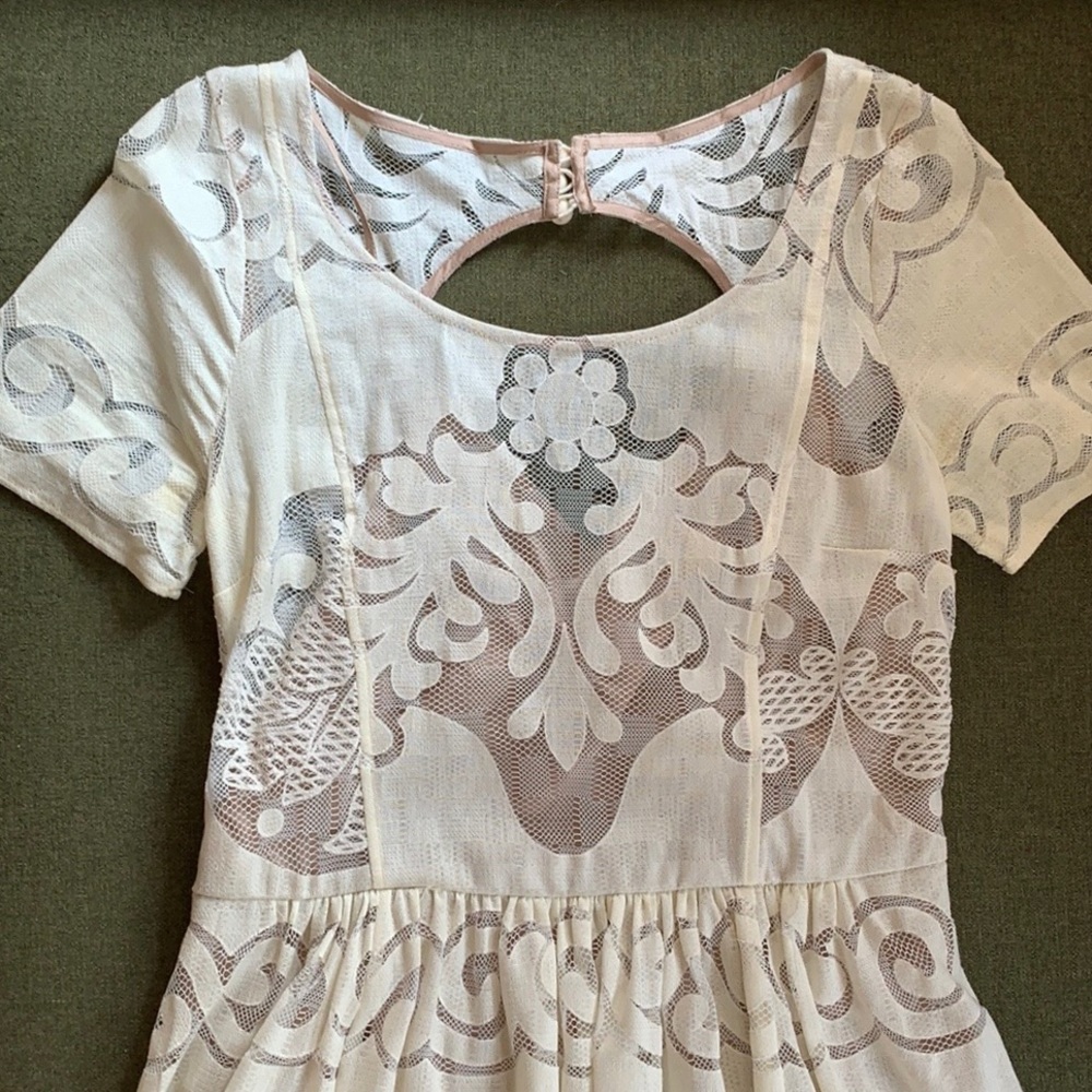 Anthro Stella Lace Dress